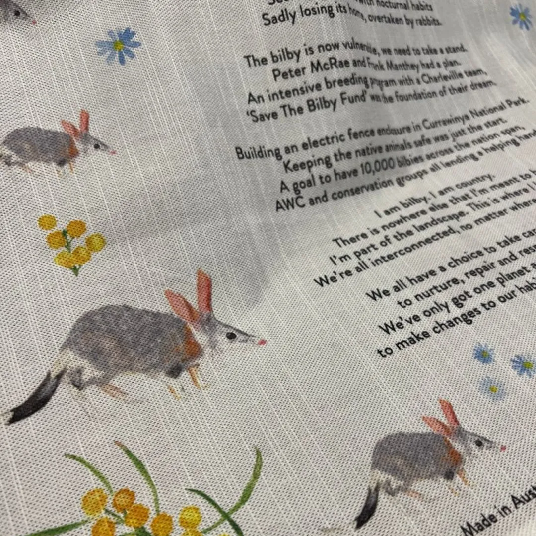 "I am Bilby" Tea-towel - Image 2