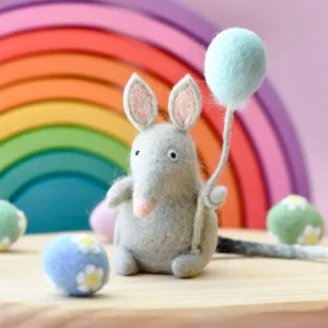 Felt Bilby Figurine with Balloon Toy